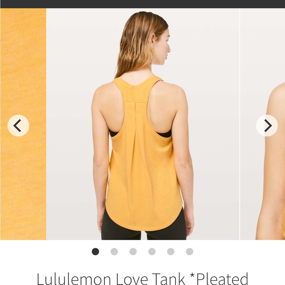 Lululemon Love Tank *Pleated